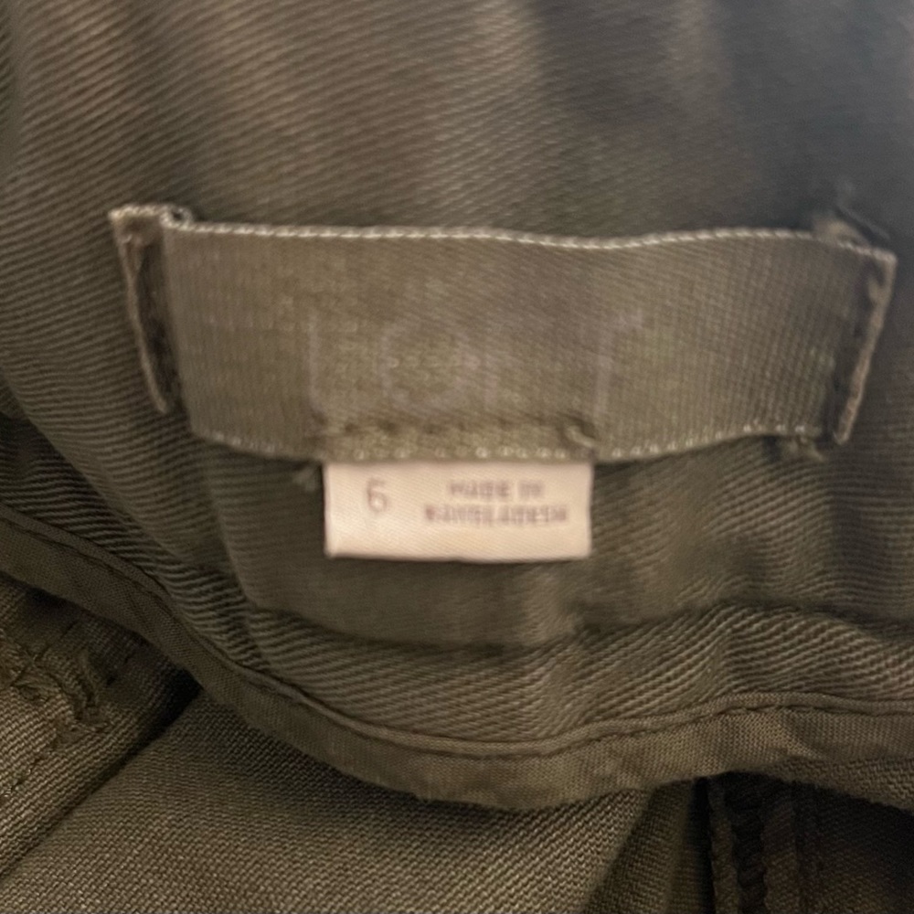 Ann Taylor Loft Cargo Tie-Belt in Army Green in Size 6 - Picture 4 of 7